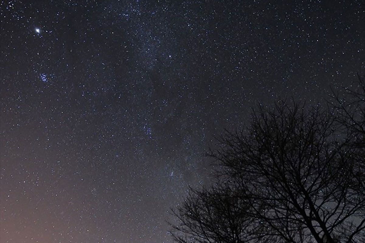 標高1,100ｍで楽しむ星空観賞
