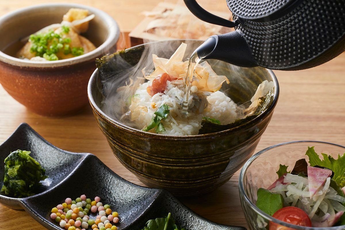二度楽しめる出汁茶漬け