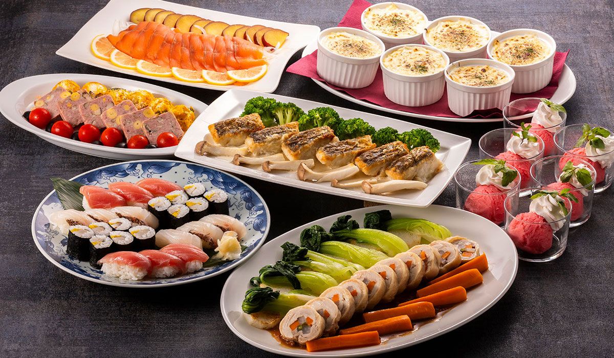 カジュアルプランの料理写真