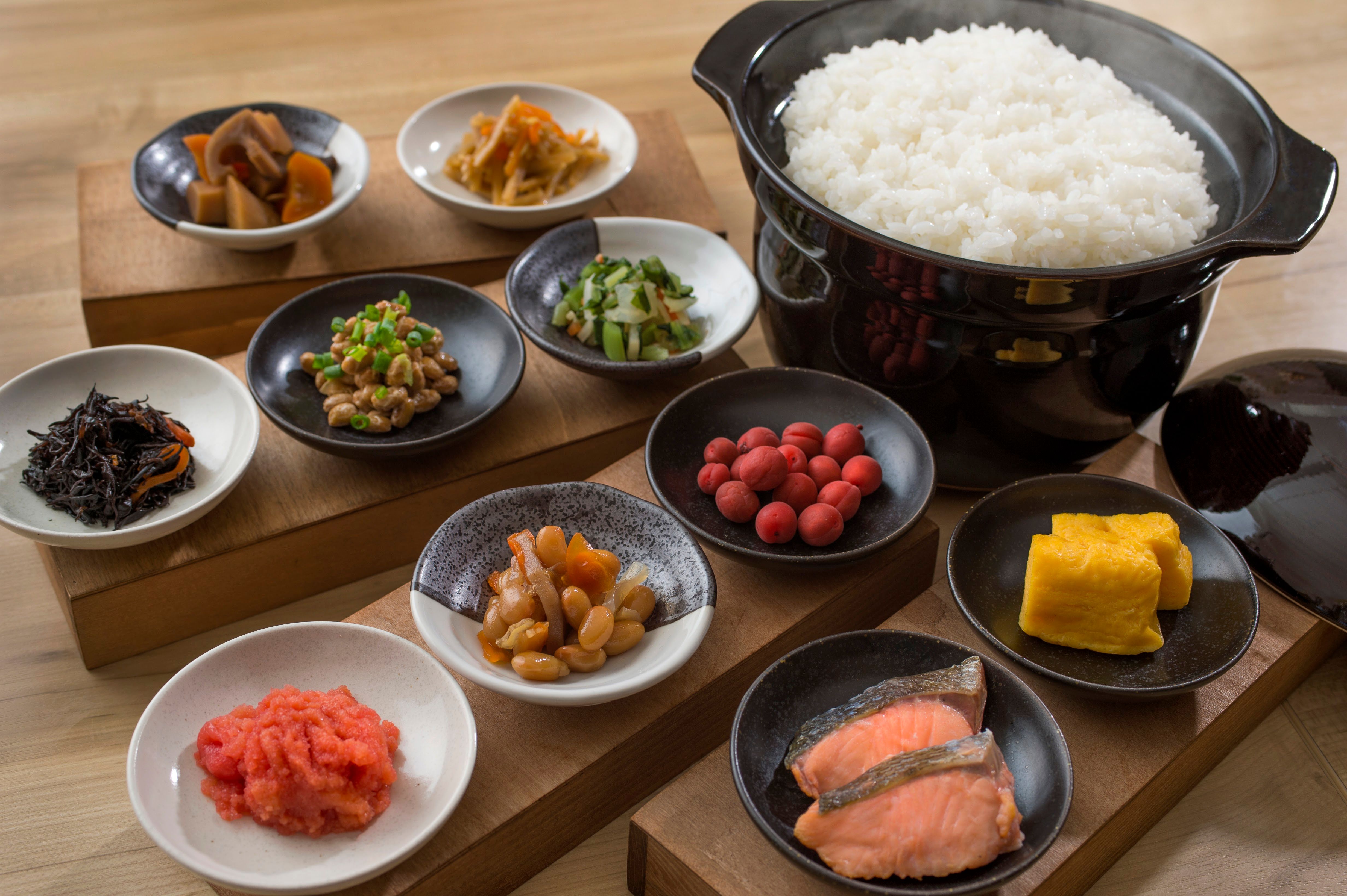 Japanese breakfast menu