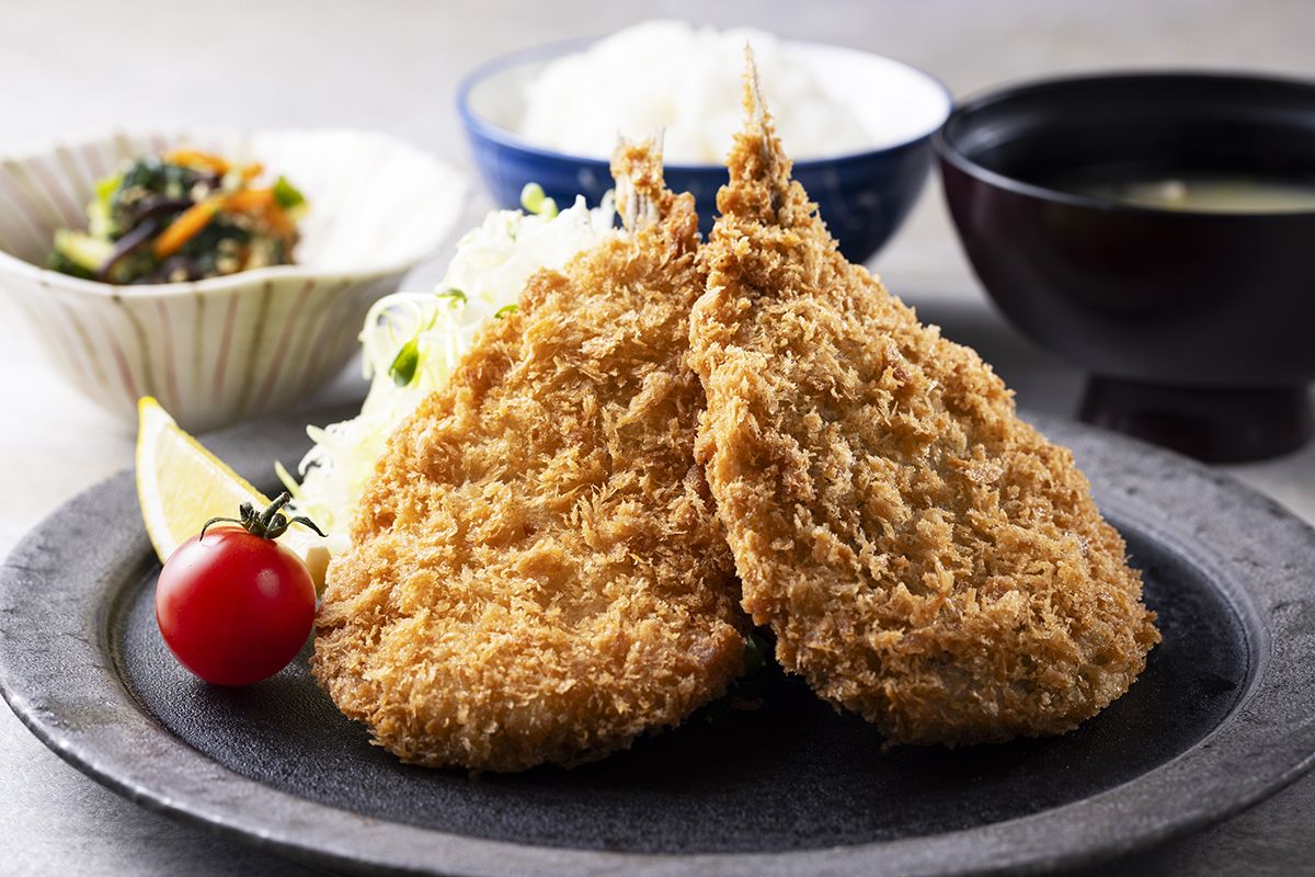 佐世保みなとアジフライ定食