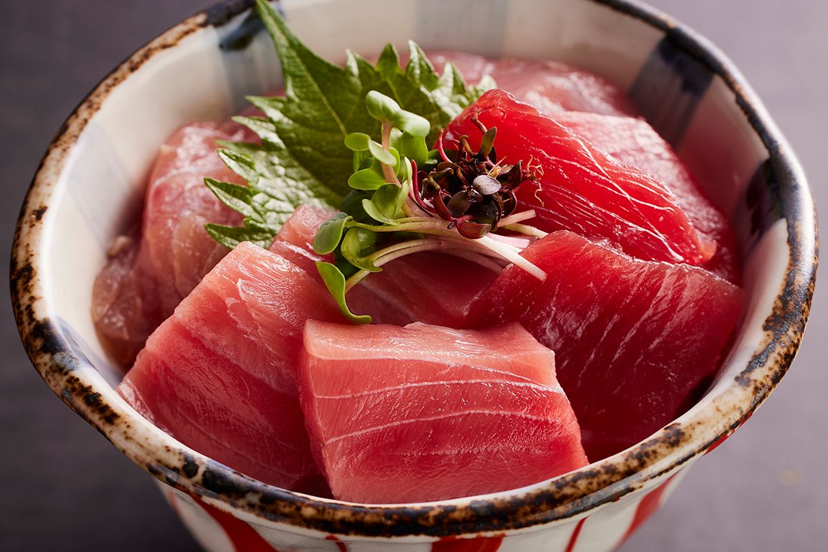 那智胜浦3种生金枪鱼对比盖饭