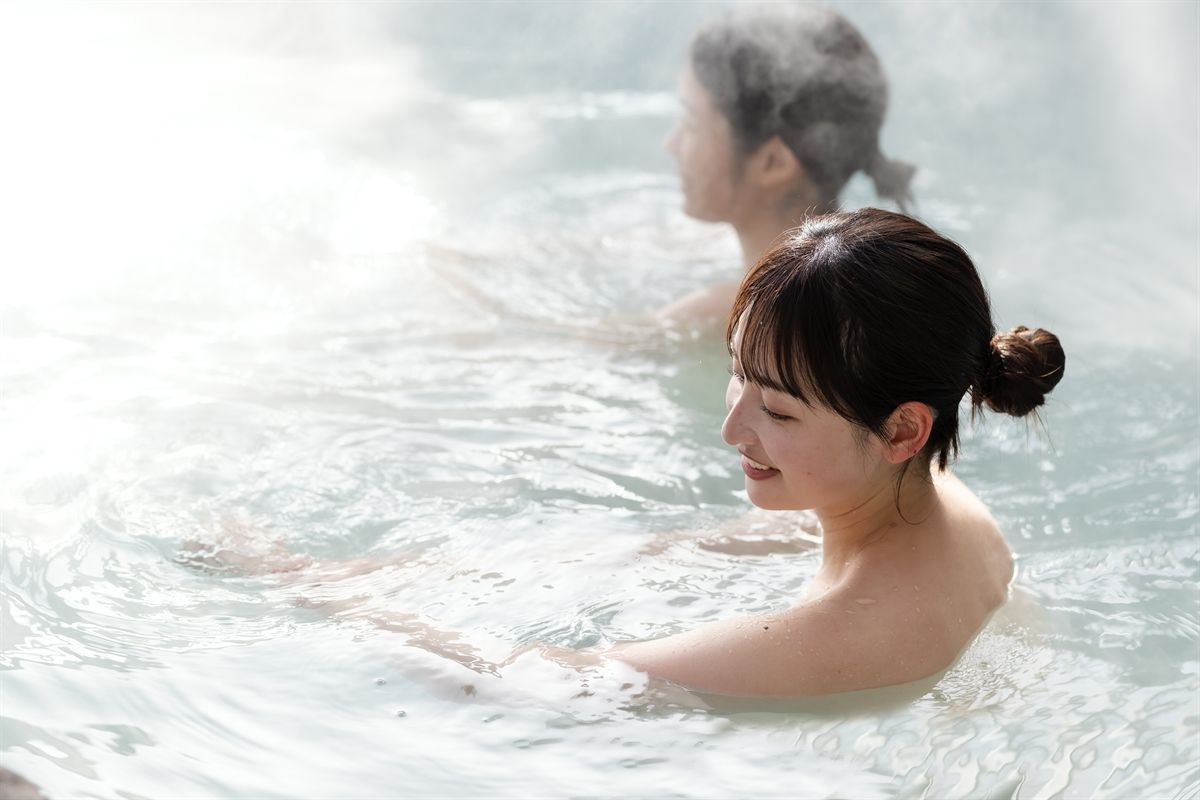 白濁の湯は、美白効果が期待できる保湿力の高い塩化物泉