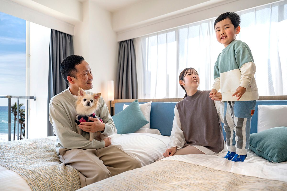 わんちゃんとゆっくり過ごせる「ドッグフレンドリールーム」