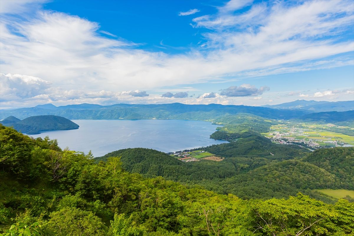 カルデラが美しい「洞爺湖」