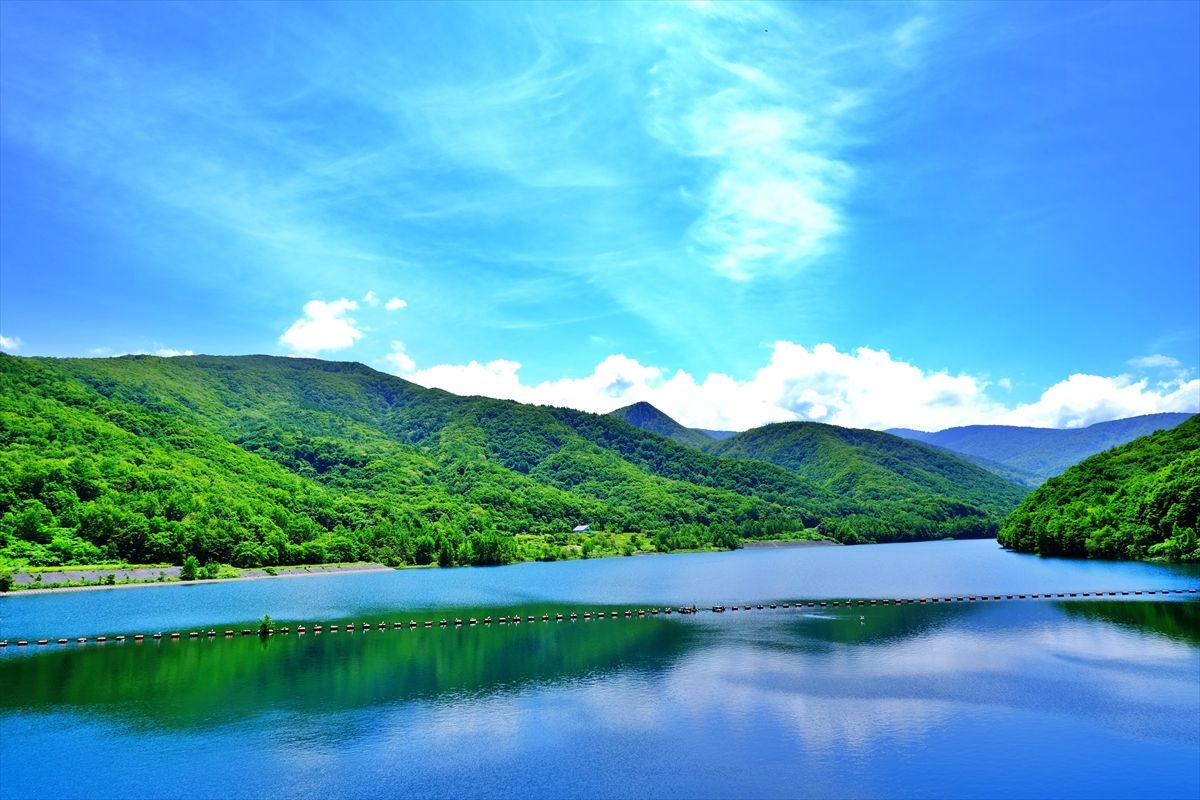 「朝里ダム（オタルナイ湖）」の絶景