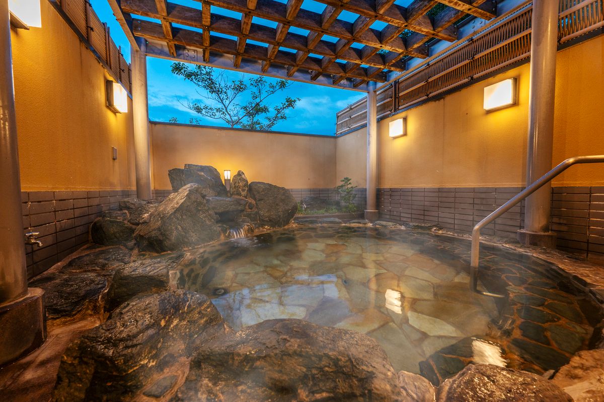 贅沢な時間を過ごせる露天風呂付きの貸切風呂