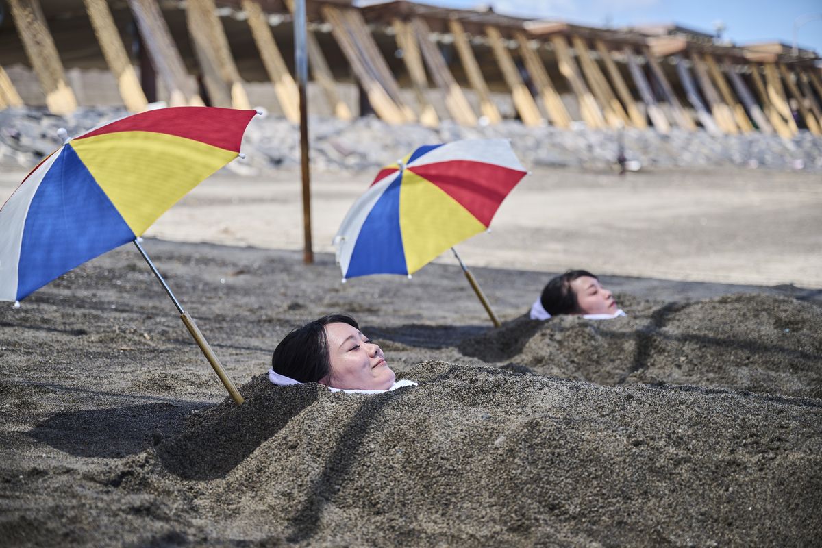 指宿の「砂むし温泉」は、湯冷めしにくく湯あがりのぬくもりが長く続く（画像引用元：指宿市観光課）