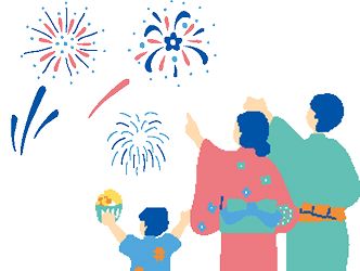 夏の思い出作りに花火のプレゼント