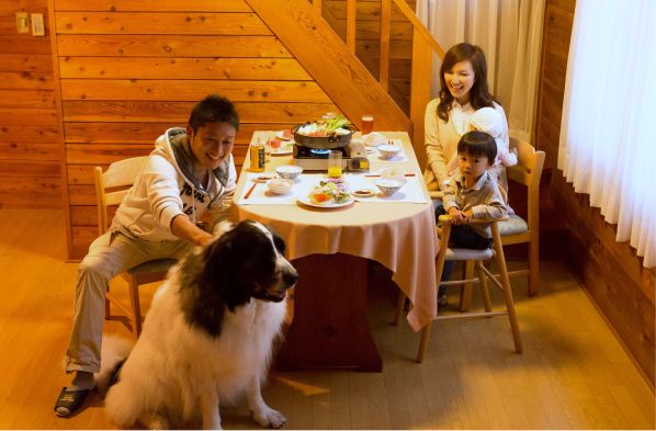 ホテルやコテージなど選べる客室タイプ