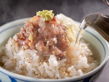 なめろうの出汁茶漬け