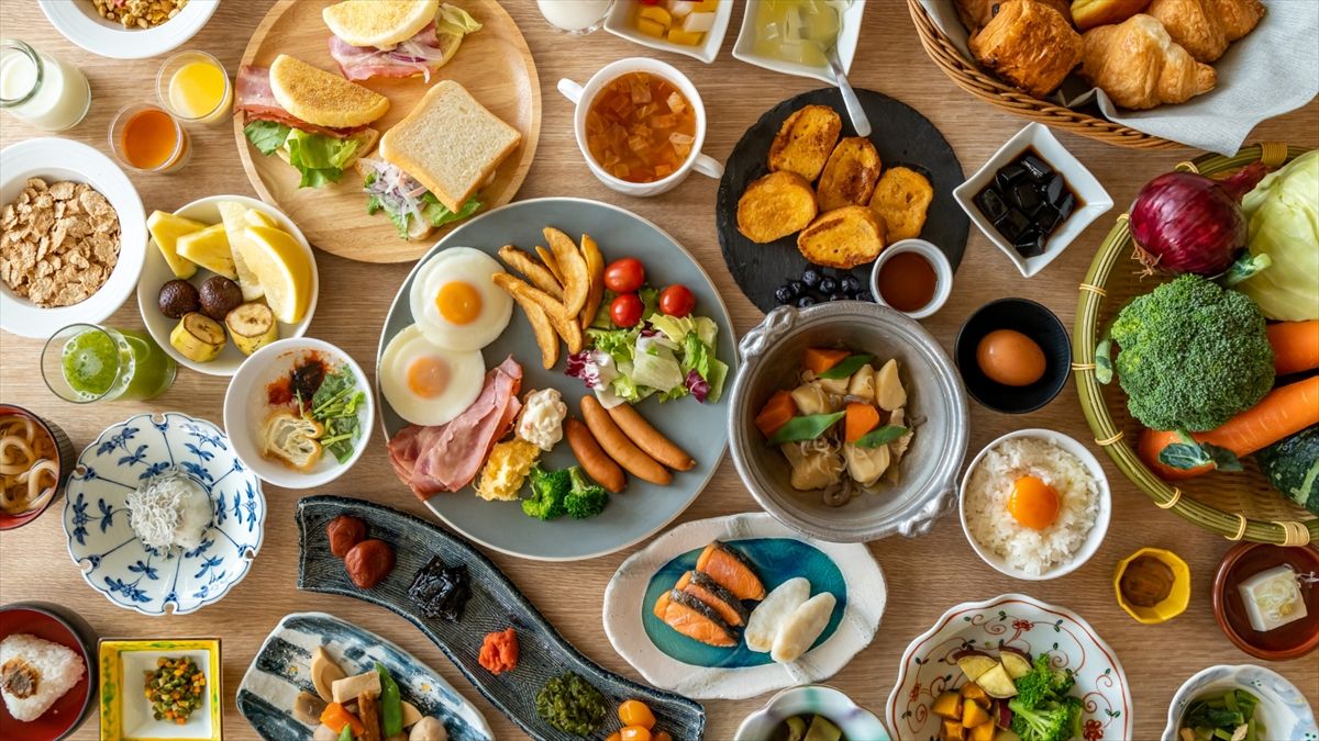 ホテルエピナール那須の「朝食ビュッフェ」