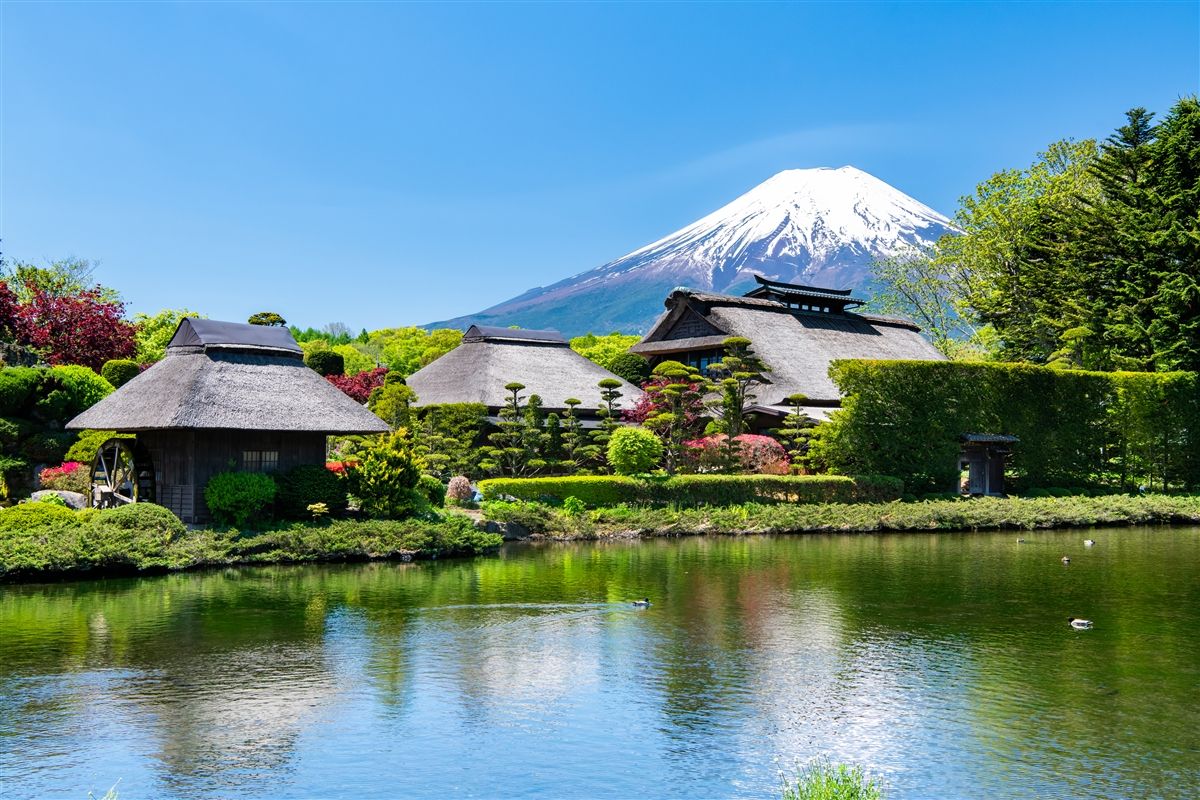 富士山エリアの名所「忍野八海」
