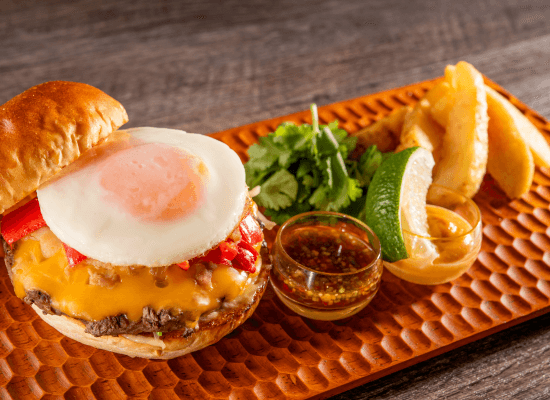 ハンバーガーガパオ