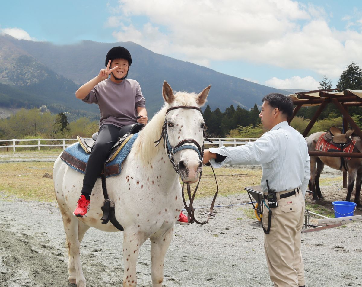 富士山兒童樂園“騎馬體驗”