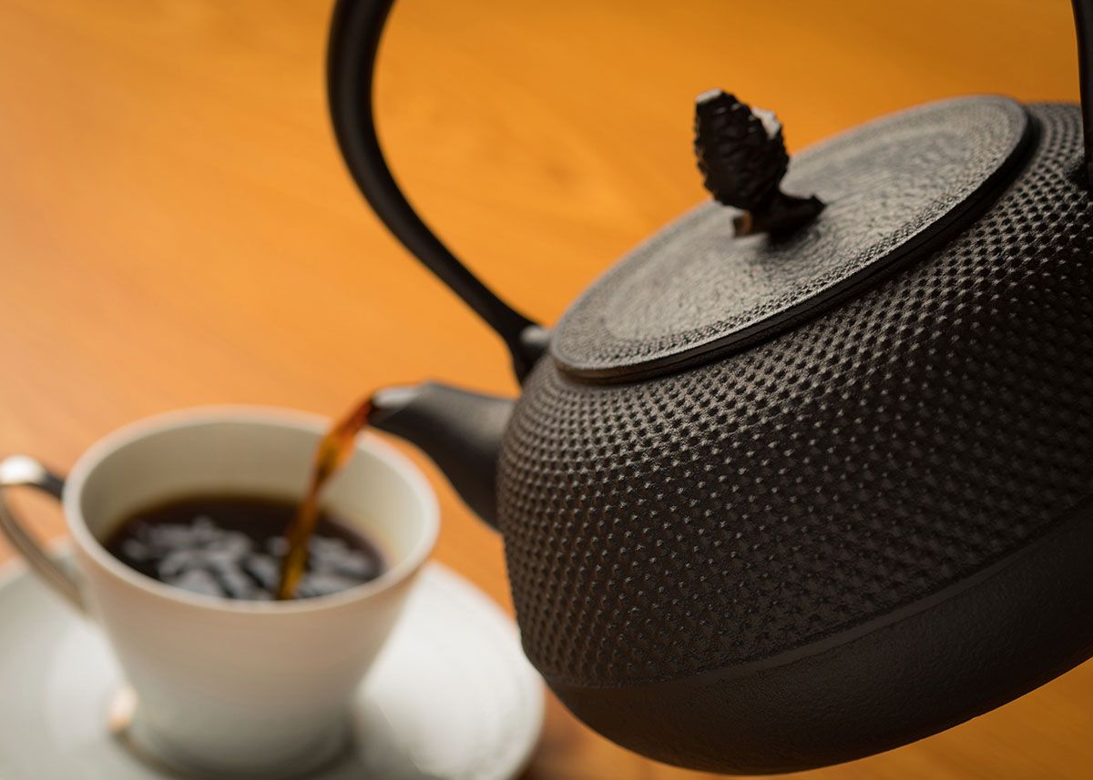 南部鉄器で入れるコーヒー
