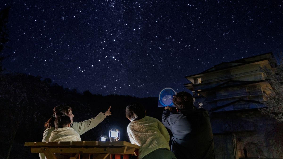 ホテルの敷地内で楽しめる「星空観察」