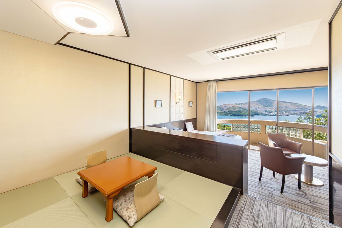 [Ocean view] Standard Japanese-Western room