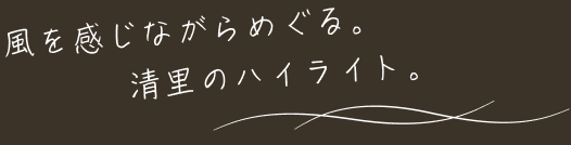 風を感じながらめぐる。 清里のハイライト。