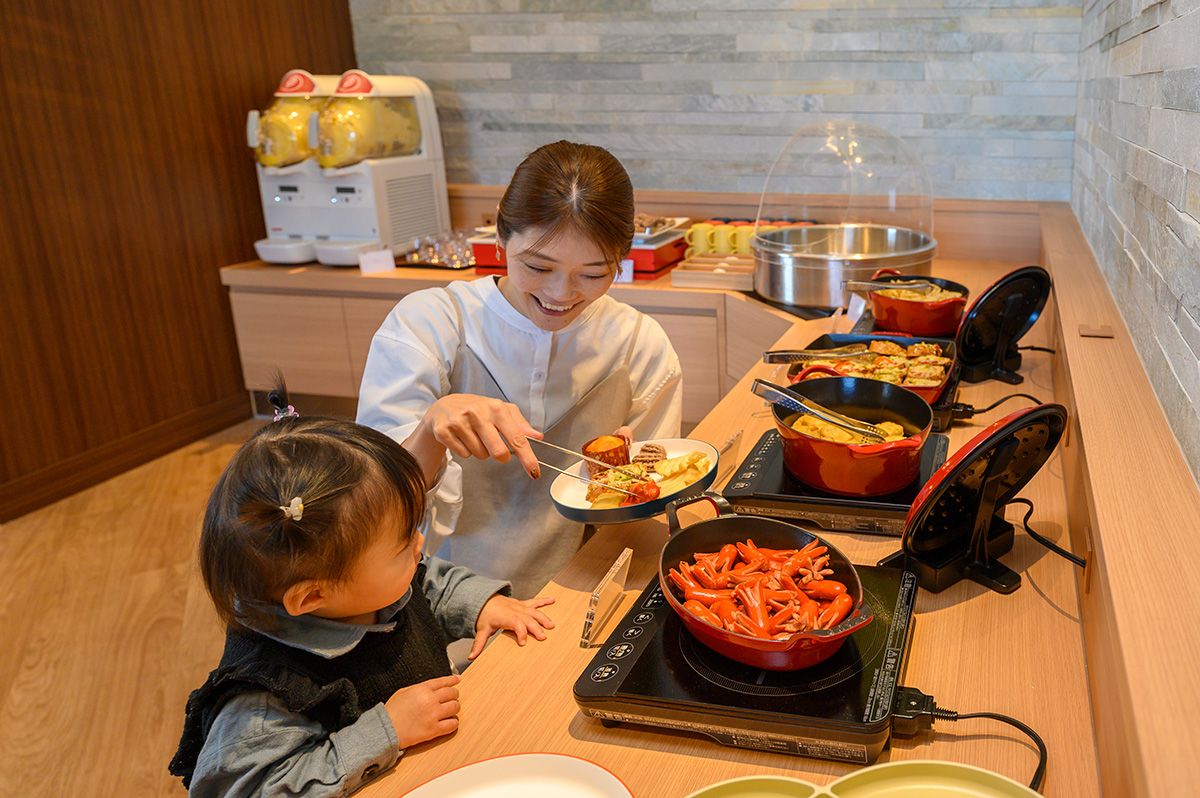 ビュッフェレストラン「ATAMI BOLD KITCHEN」キッズコーナー